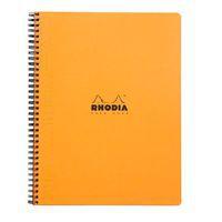 Cahier reliure intégrale petits carreaux, marge, cadre - Rhodia