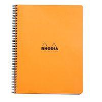 Bloc Rhodia repères 4 couleurs petit carreaux, marge, cadre - Rhodia
