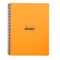 Meeting book reliure intégrale orange A4+, pages imprimées - Image principale