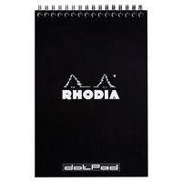 Bloc reliure intégrale noir dot 14,8x21 cm 80 feuillets - Image principale