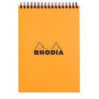 Bloc orange reliure intégrale réglure ligné - Rhodia
