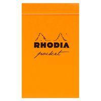 Bloc Pocket orange 7,5x12 cm 40 feuillets 5x5 80g - Image principale