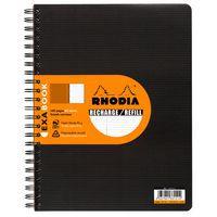 Cahier rechargeable ligné margé + cadre en-tête - Rhodia
