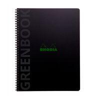 Cahier spirale A4+ ligné margé + cadre à en-tête - Rhodia