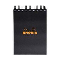 Bloc note noir petits carreaux 90g - Rhodia thumbnail image