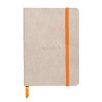 Rhodiarama carnet souple beige A6 144 pages ligné 90g - Image principale