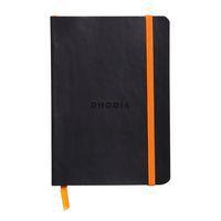 Rhodiarama carnet souple noir A6 144 pages dot 90g - Image principale