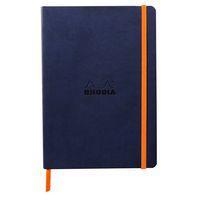 Rhodiarama carnet souple bleu nuit A5 160 pages dot 90g - Image principale