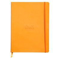 Rhodiarama carnet souple orange 19x25 cm 160 pages dot 90g - Image principale