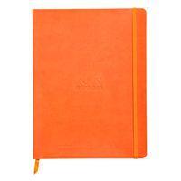 Rhodiarama carnet souple tangerine 19x25cm 160 pages dot 90g - Image principale