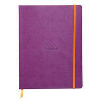 Rhodiarama carnet souple violet 19x25 cm 160 pages dot 90g - Image principale