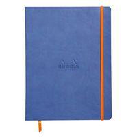 Rhodiarama carnet souple saphir 19x25cm ligné papier ivoire - Image principale