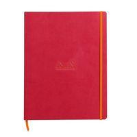 Rhodiarama cahier souple framboise A4+ ligné papier ivoire - Image principale