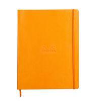 Rhodiarama cahier souple orange A4+ ligné papier ivoire 90g - Image principale