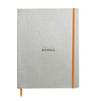 Rhodiarama cahier souple silver A4+ ligné papier ivoire 90g - Image principale