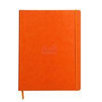 Rhodiarama cahier souple tangerine A4+ ligné papier ivoire - Image principale
