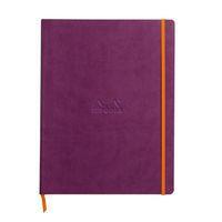 Rhodiarama cahier souple violet A4+ ligné papier ivoire 90g - Image principale