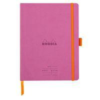 Carnet meeting lilas A5+ 160 pages élastique + porte-stylo - Image principale