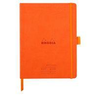 Carnet meeting tangerine A5+ élastique + porte-stylo - Image principale