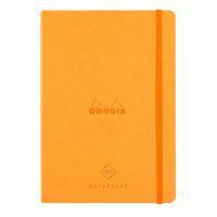 Carnet perpétuel orange A5 coins microperforés + élastique - Image principale