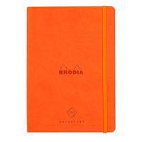 Carnet perpétuel tangerine A5 coins microperforés +élastique - Image principale