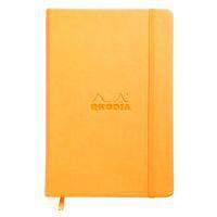 Webnotebook orange A5 192 pages uni fermeture élastique - Image principale