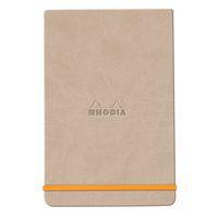 Rhodiarama Webnotepad rigide beige A6 ligné + élastique - Image principale