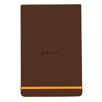 Rhodiarama Webnotepad rigide bronze A6 ligné + élastique - Image principale