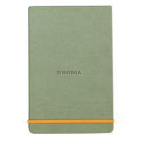 Rhodiarama Webnotepad rigide céladon A6 ligné + élastique - Image principale