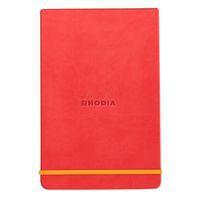 Rhodiarama Webnotepad rigide corail A6 ligné + élastique - Image principale