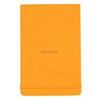 Rhodiarama Webnotepad orange anis A6 ligné + élastique - Image principale