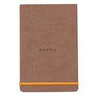 Rhodiarama Webnotepad rigide taupe A6 ligné + élastique - Image principale