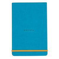Rhodiarama Webnotepad rigide turquoise A6 ligné + élastique - Image principale