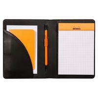 Livret porte-bloc n 13 noir pour bloc ou carnet format A6 - Image principale