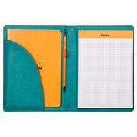 Livret porte-bloc n 16 paon pour bloc ou carnet format A5 - Image principale