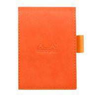 Porte-bloc tangerine avec porte-crayon + bloc n 11 5x5 - Image principale