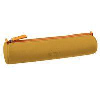 Trousse ronde or simili cuir italien 5x21,5 cm - Image principale