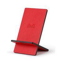 Support pour téléphone mobile simili cuir italien coquelicot - Image principale