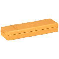 Rhodiarama plumier simili cuir italien 21x5,5x3 cm orange - Image principale