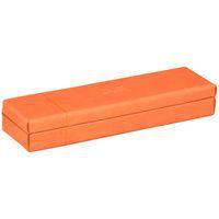 Rhodiarama plumier simili cuir italien 21x5,5x3 cm tangerine - Image principale