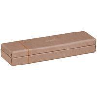 Rhodiarama plumier simili cuir italien 21x5,5x3 cm taupe - Image principale