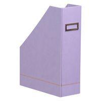 Porte-revues simili cuir italien 10 x 25 x 31 cm iris - Image principale