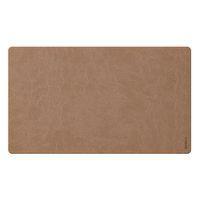 Sous-main souple M 80x40 cm taupe simili cuir italien - Image principale
