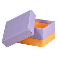 Set 5 boîtes gigognes simili cuir italien iris - Image principale