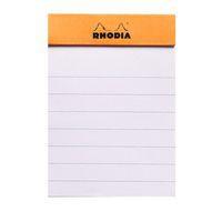 Bloc agrafé orange N 10 5,2x7,5 cm 80 feuillets 80g - Image 5