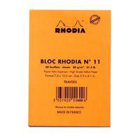 Bloc agrafé orange N 11 7,4x10,5 cm 80 feuillets 80g thumbnail image 5