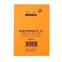 Bloc agrafé orange N 12 8,5x12 cm 80 feuillets 80g thumbnail image 3