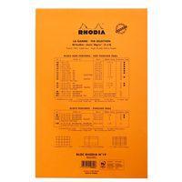 Bloc agrafé orange N 19 21x31,8 cm 80 feuillets 80g - Image 2