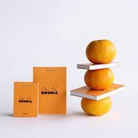 Bloc agrafé orange N 12 8,5x12 cm 80 feuillets 5x5 80g - Image 3