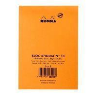 Bloc agrafé orange N 13 10,5x14,8 cm 80 feuillets 5x5 80g thumbnail image 6